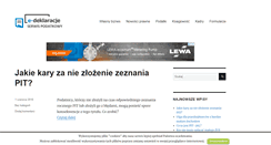 Desktop Screenshot of e-deklaracje.pl